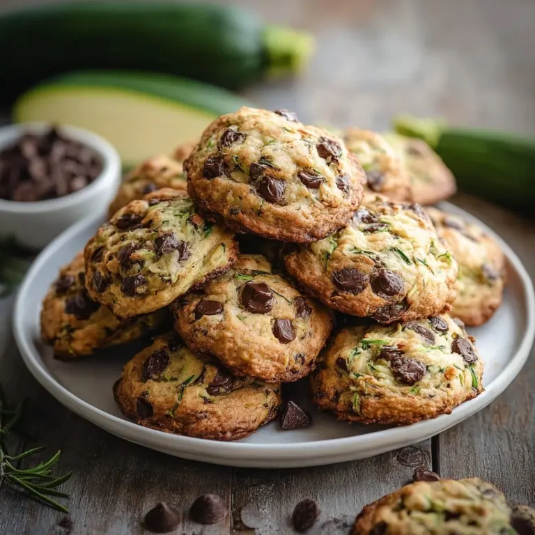 Zucchini Chocolate Chip Cookies Recipe