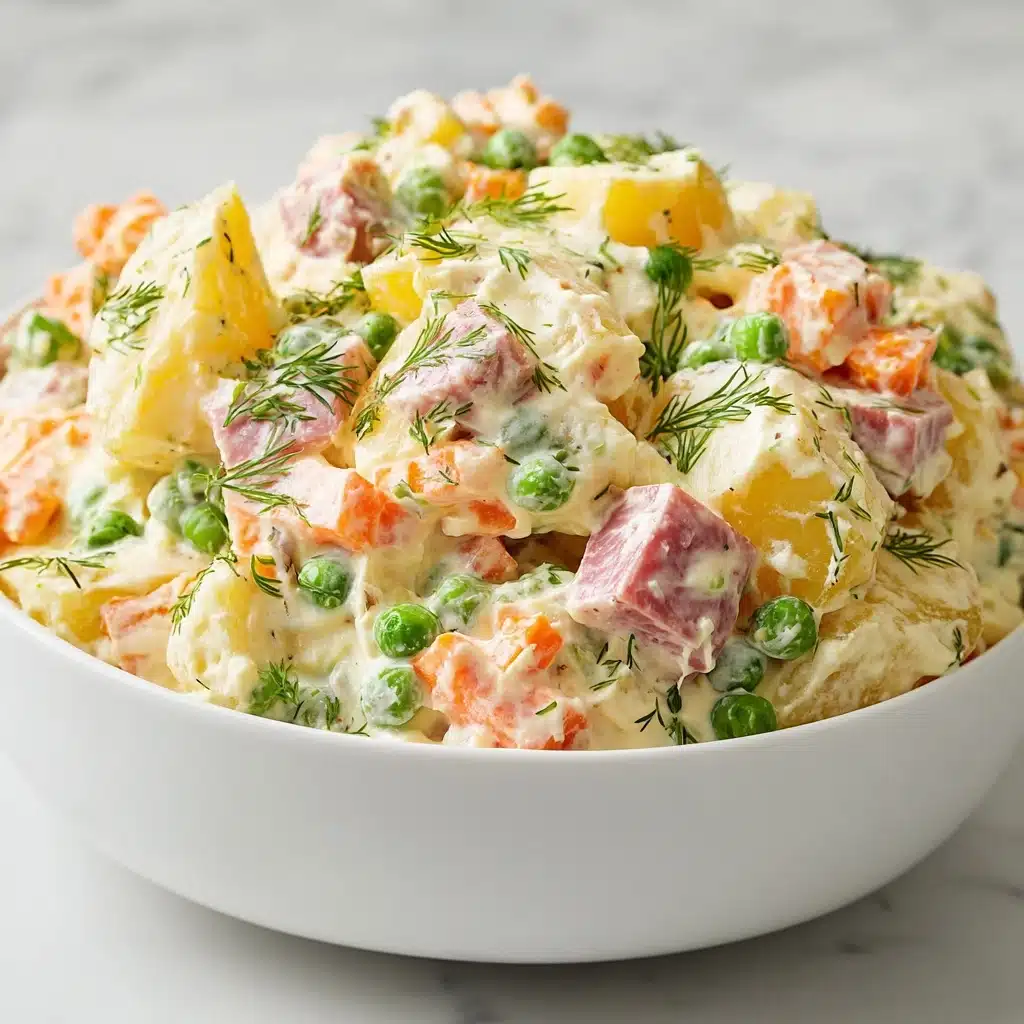 Savory Ukrainian Potato Salad (Hearty & Flavorful) Recipe - Recipe Image