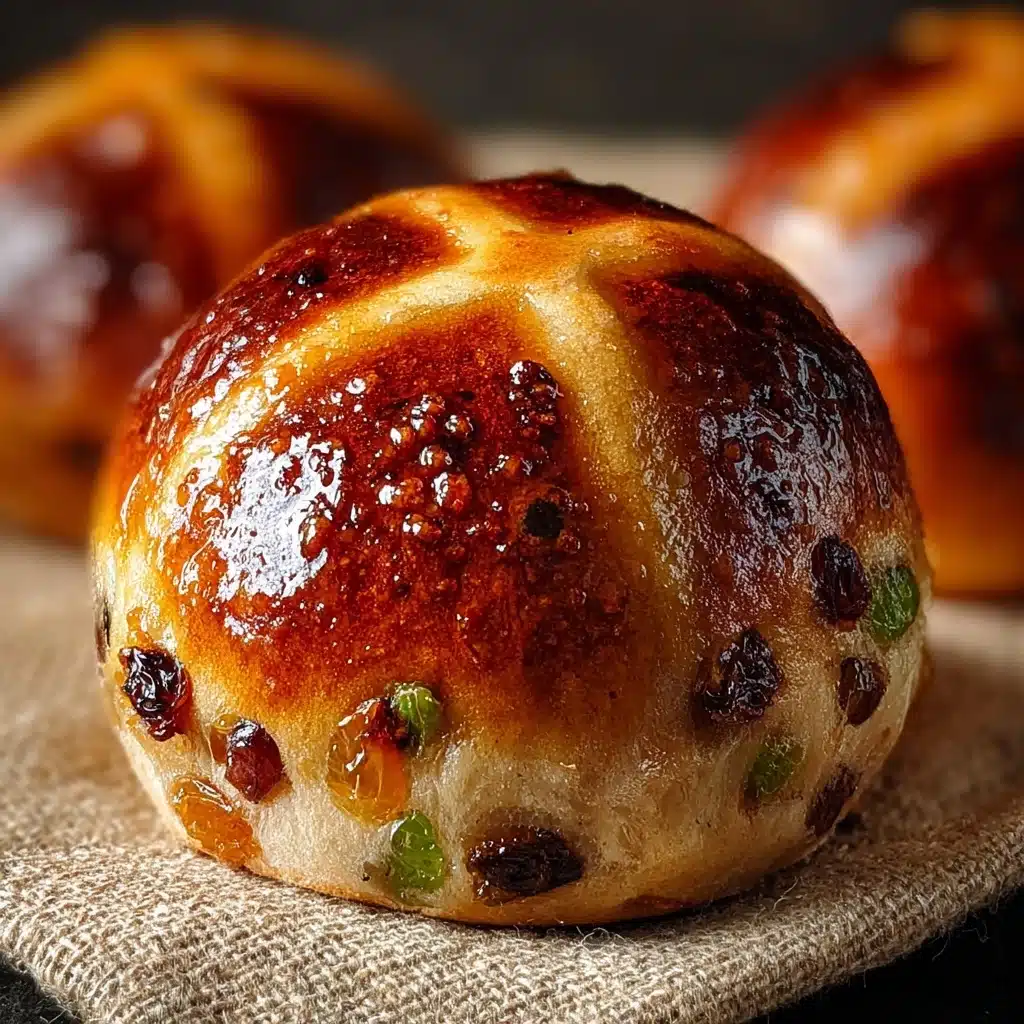 Sourdough Hot Cross Buns Recipe - Recipe Image
