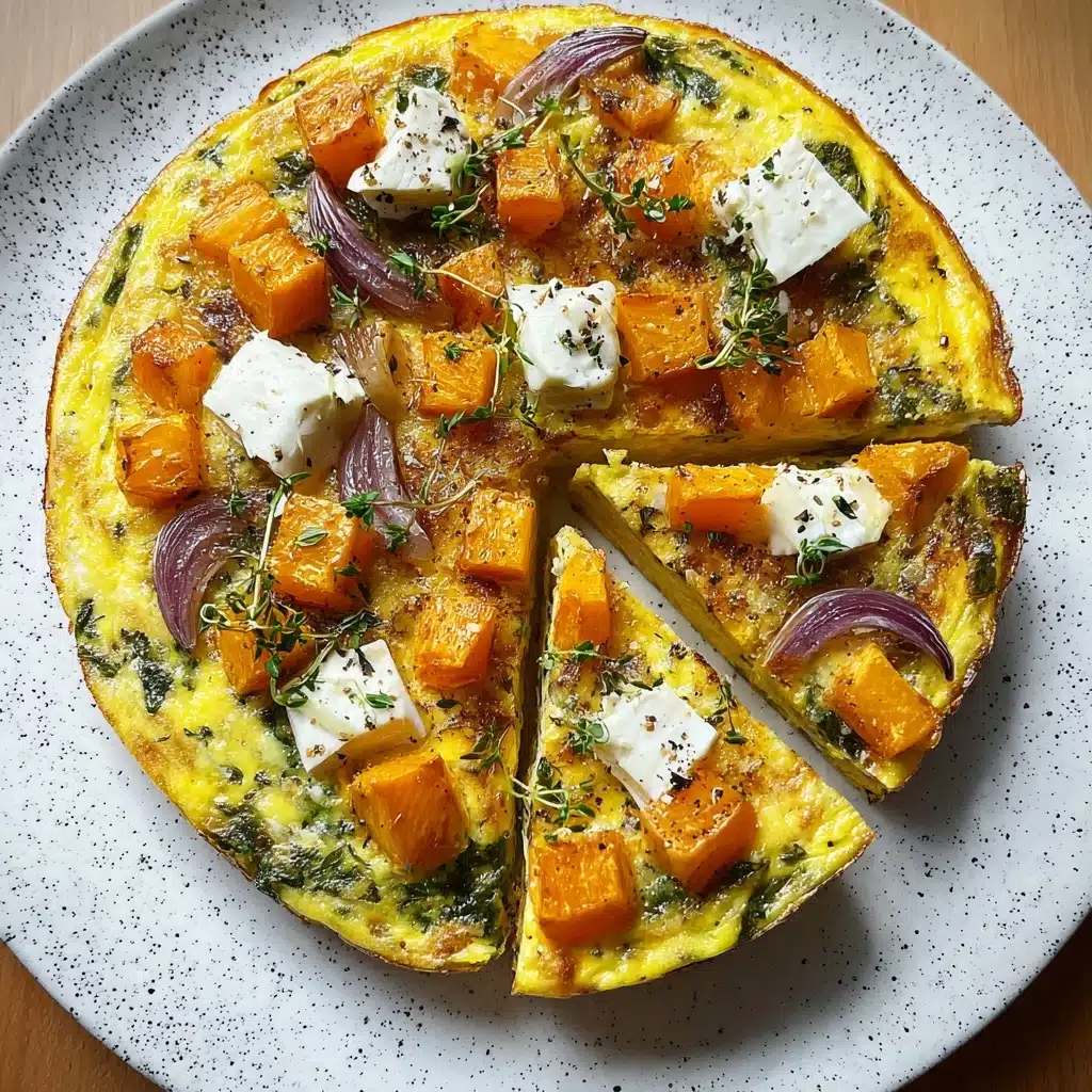 Roast Pumpkin & Fetta Frittata Recipe - Recipe Image