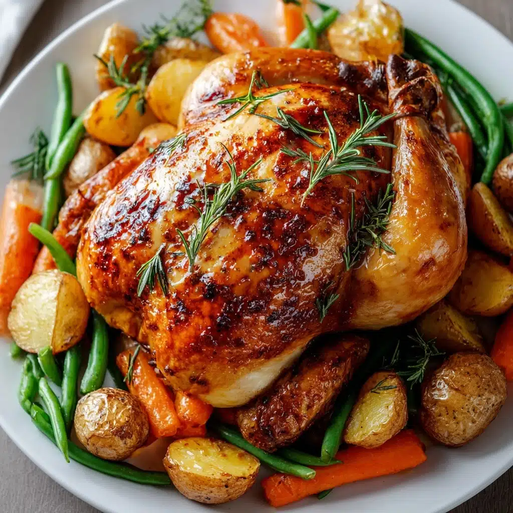 Slow Cooker Roast Chicken with Vegetables Recipe - Recipe Image