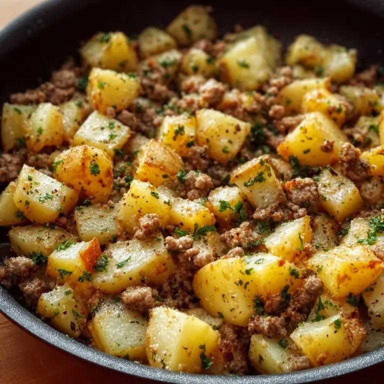 Ground turkey with potatoes Recipe