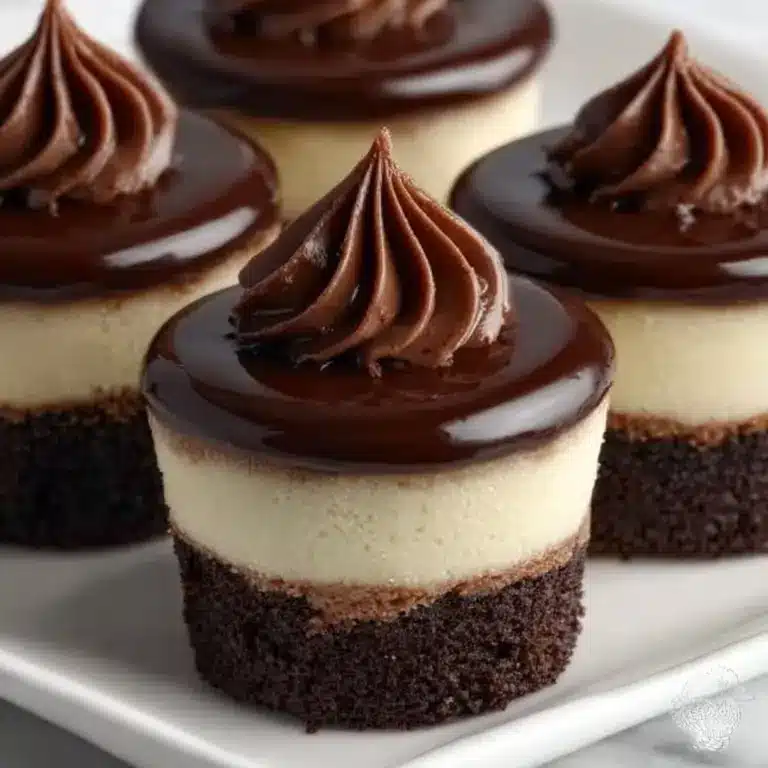 Mini Chocolate Cheesecake Bites: Indulge in a Sweet Treat! Recipe