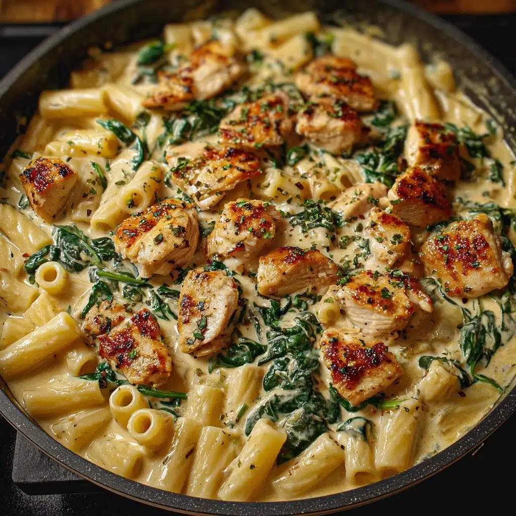 Healthy Garlic Parmesan Chicken Pasta Recipe - Recipe Image