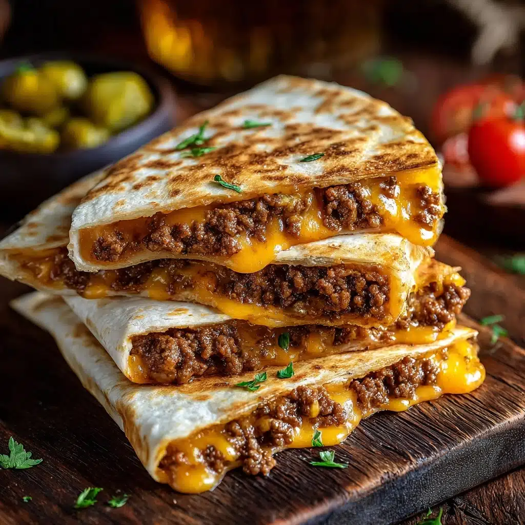 Smashburger Quesadillas Recipe - Recipe Image