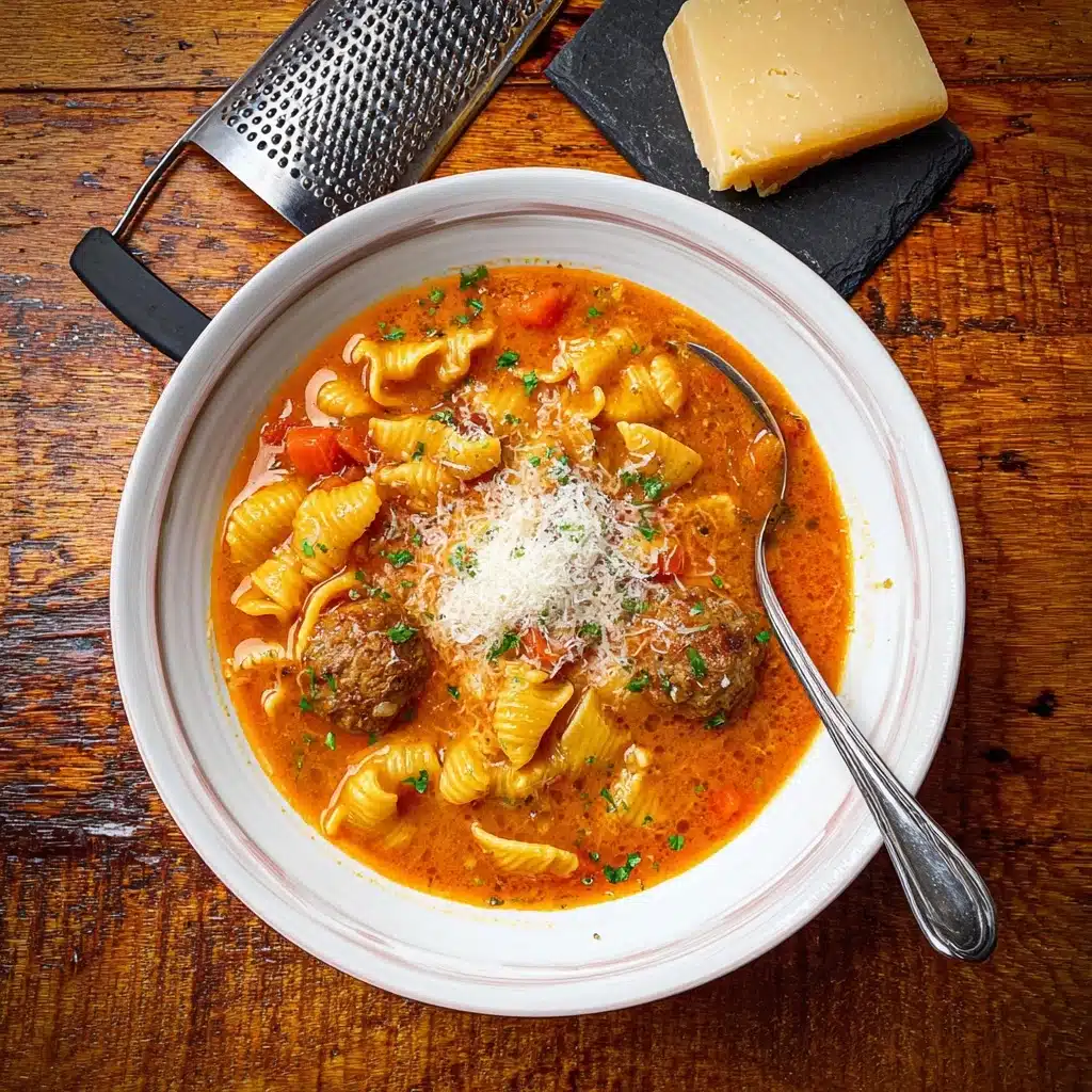 Creamy Meatball Soup Recipe - Recipe Image