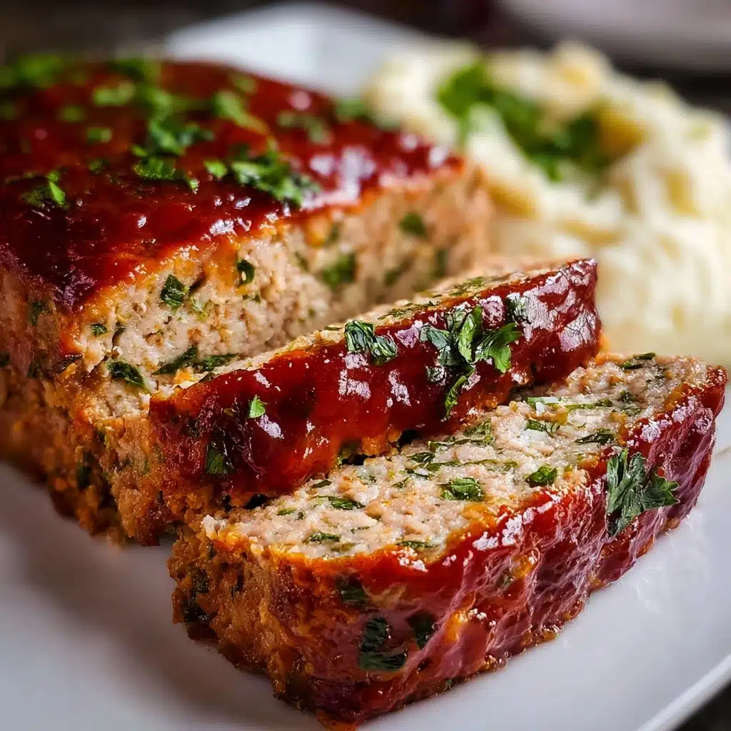 Garlic Butter Turkey Meatloaf Recipe - Recipe Image