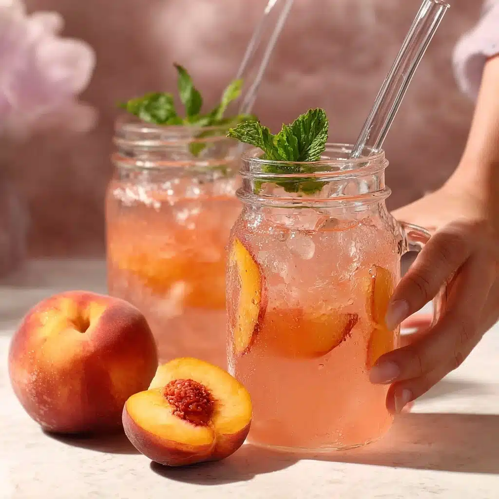 How To Make Peach Lemonade Recipe - Recipe Image