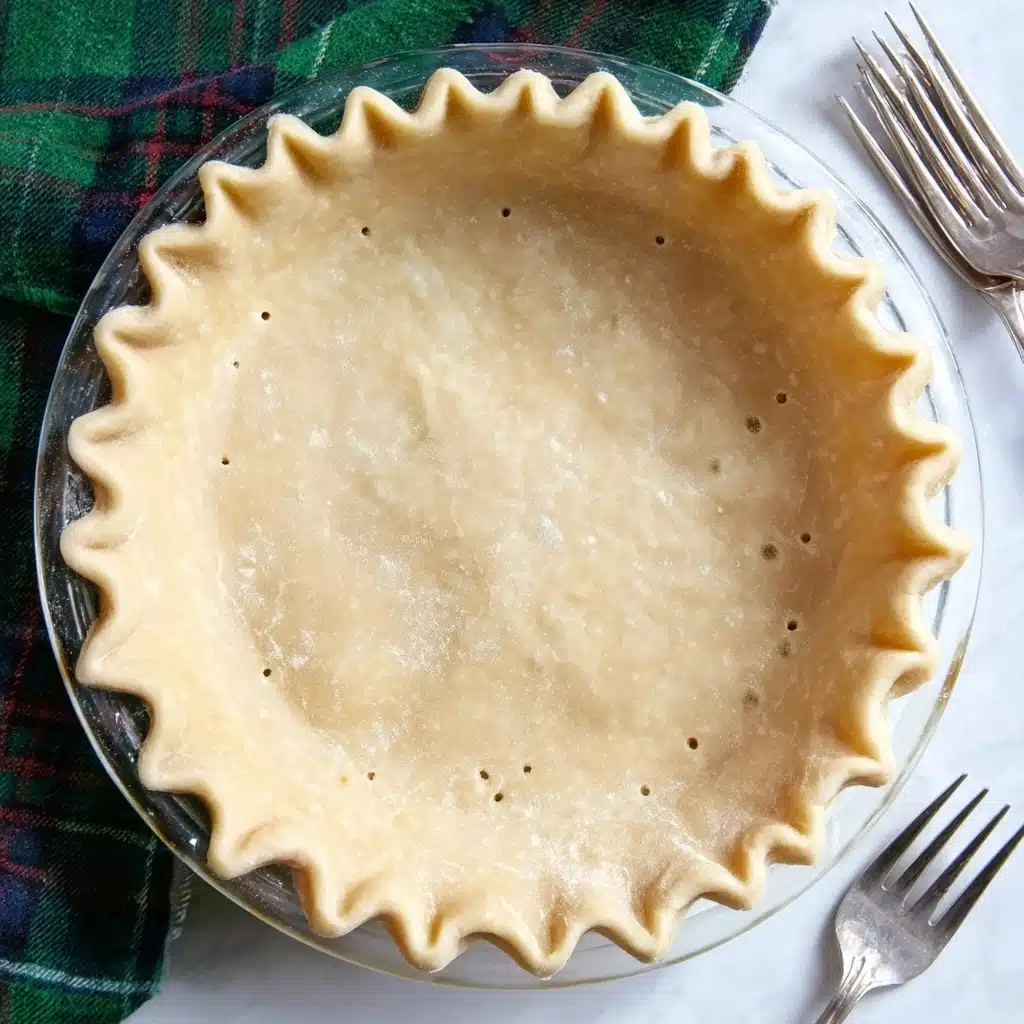 Flaky, Buttery Homemade Pie Crust Recipe - Recipe Image