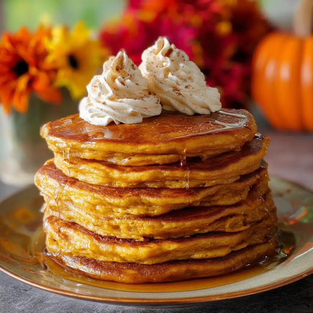 Pumpkin Pancakes with Cinnamon Butter Recipe - Recipe Image