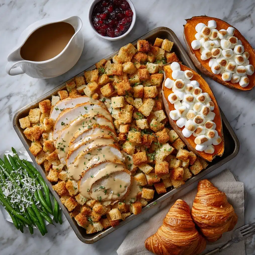 Sheet Pan Thanksgiving Dinner Recipe - Recipe Image