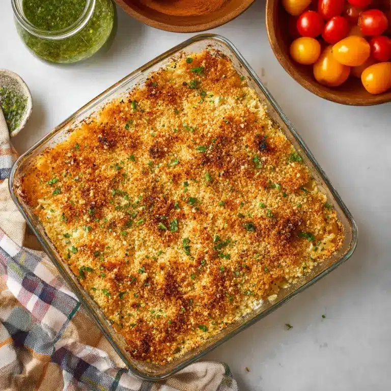 White Bean and Pesto Bake Recipe