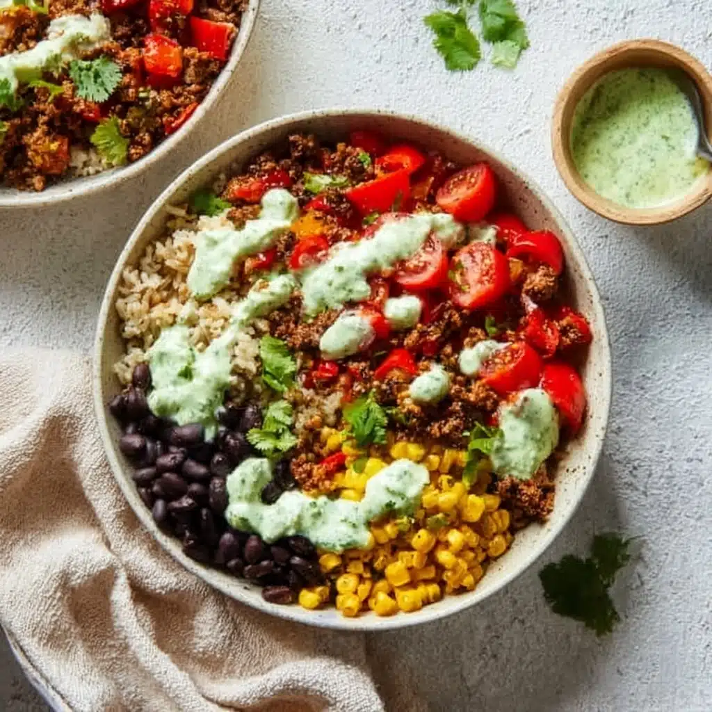 Ground Beef Burrito Bowls Recipe