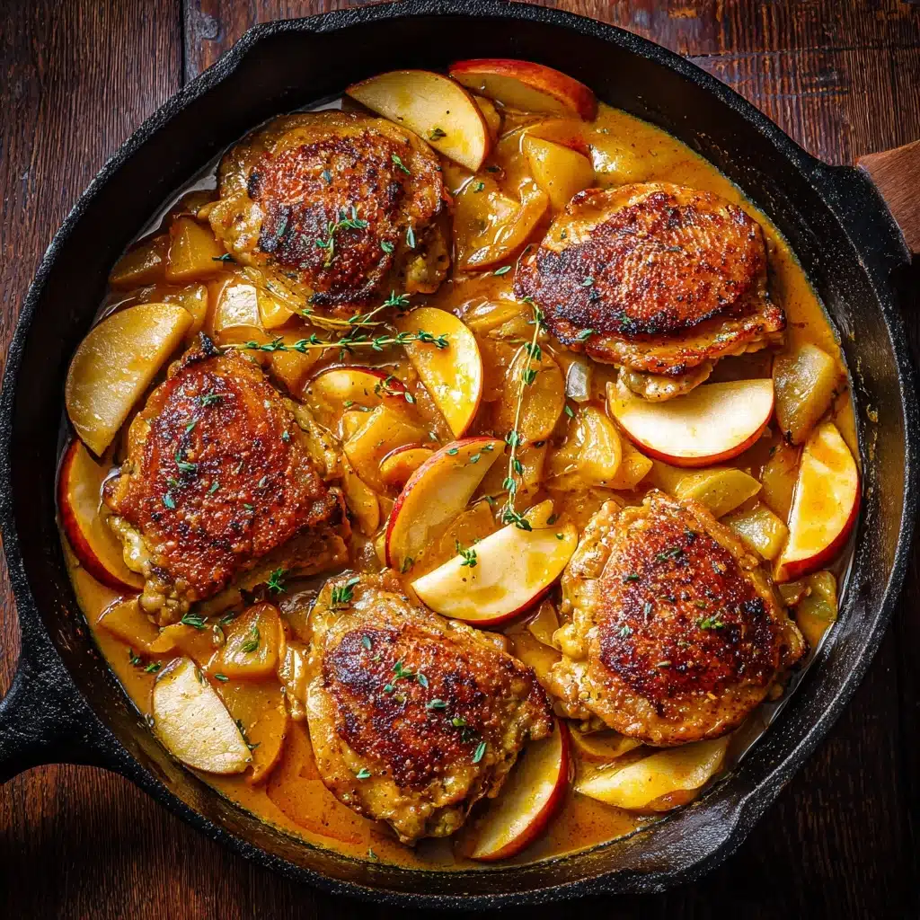 Fall Dinner Ideas-Apple Cider Chicken with Butternut Squash Recipe - Recipe Image