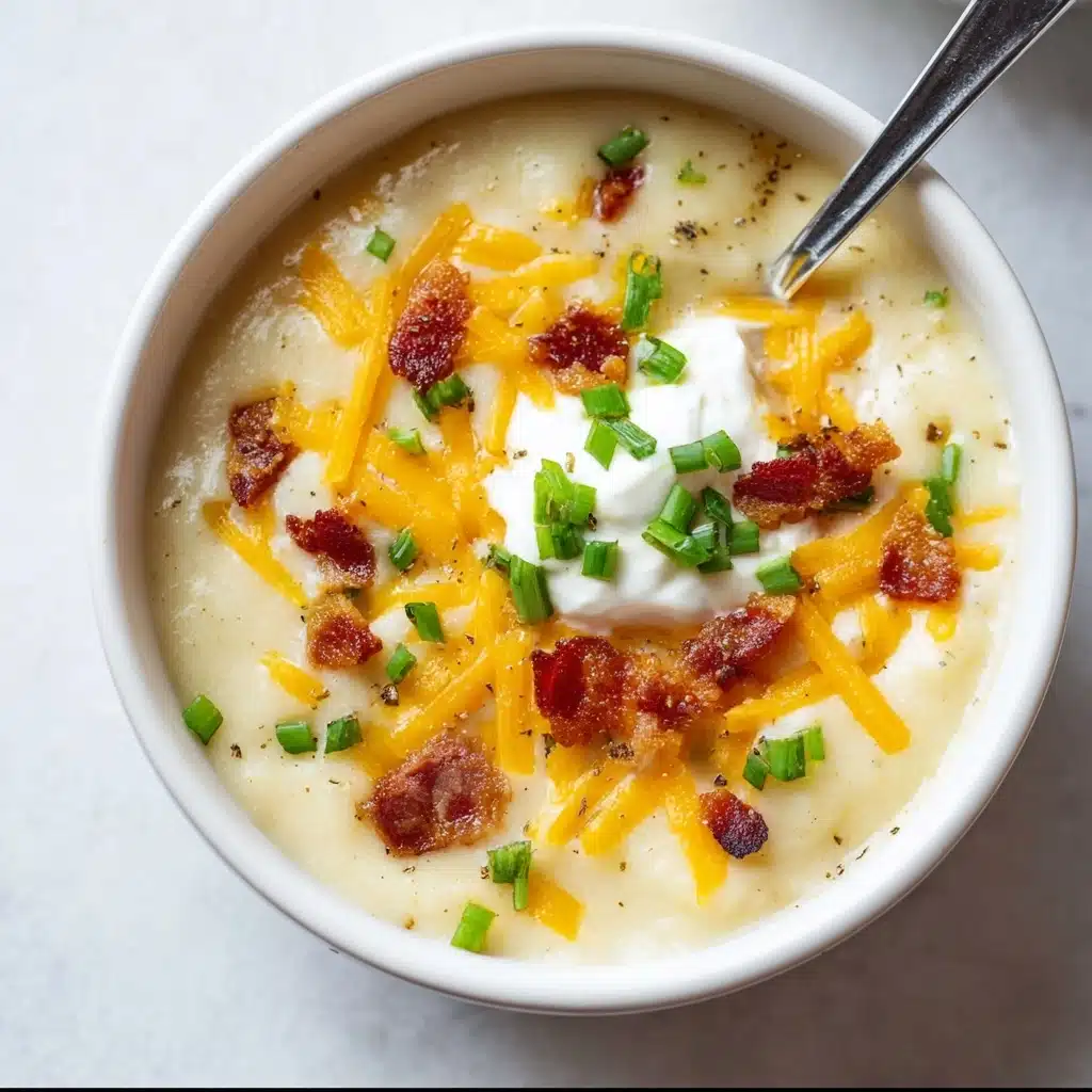 Easy Baked Potato Soup Recipe - Recipe Image