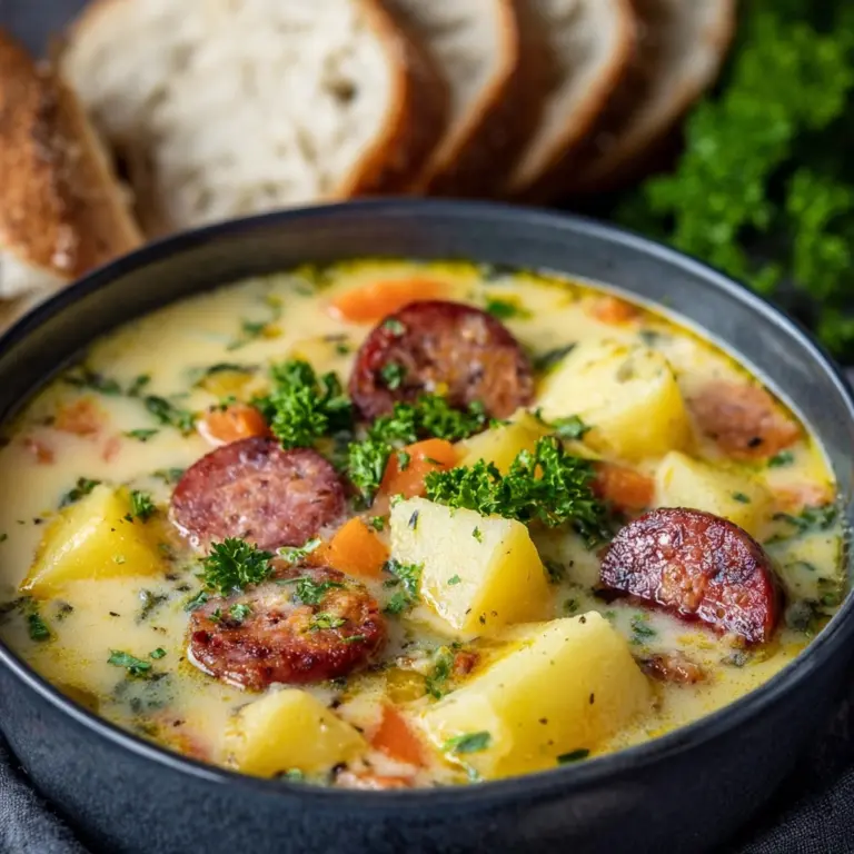Best Kielbasa Potato Soup Recipe