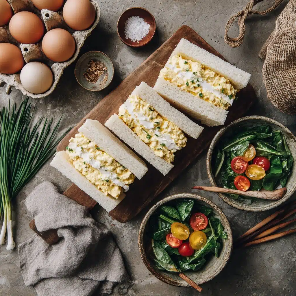 Japanese Egg Sandwich (Tamago Sando) Recipe - Recipe Image