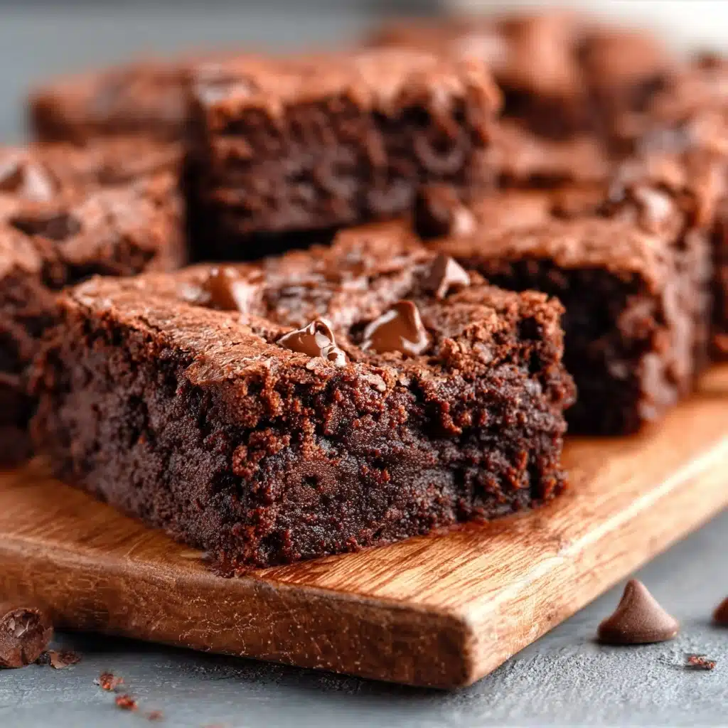Chocolate Zucchini Brownies Recipe - Recipe Image