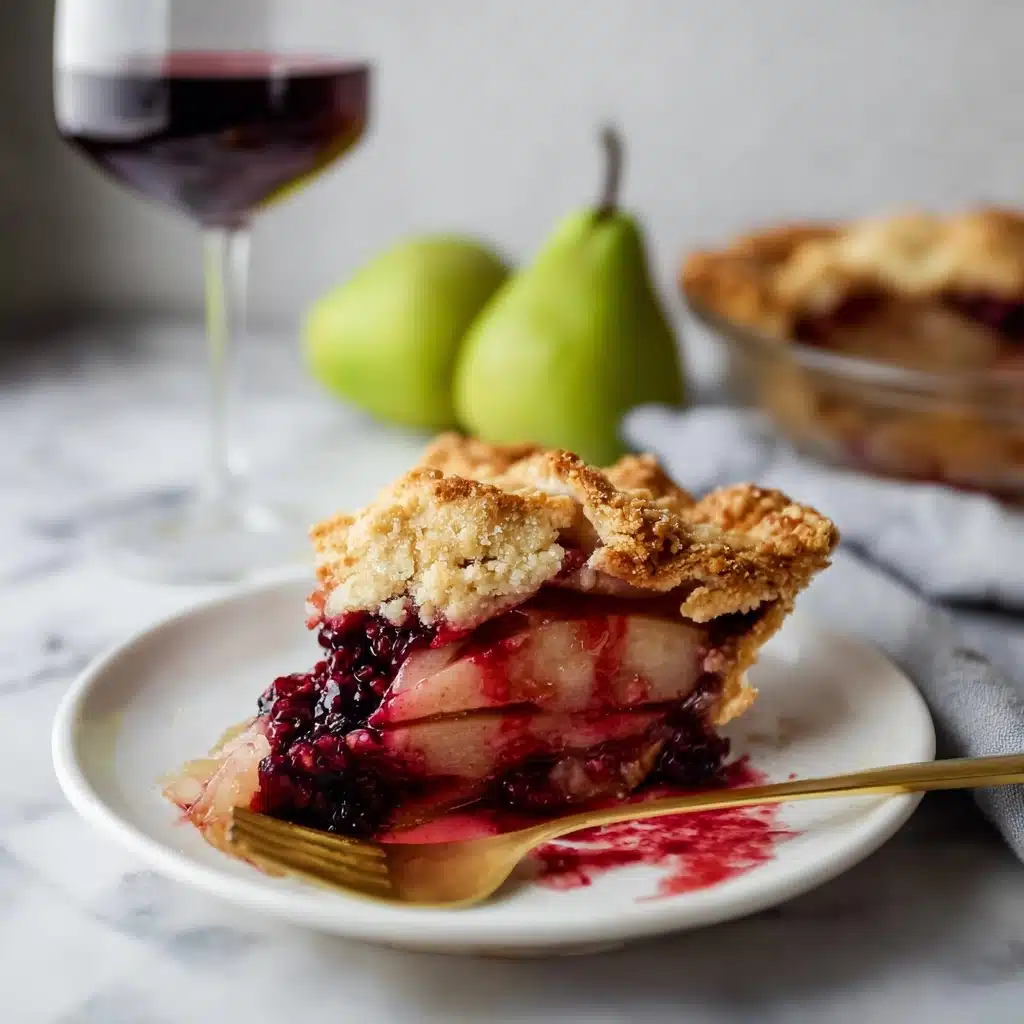Pear Pie with Gluten Free Pie Crust Recipe - Recipe Image