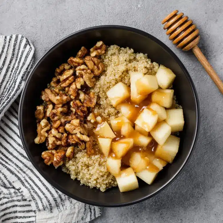 Apple Cinnamon Quinoa Breakfast Bowl Recipe
