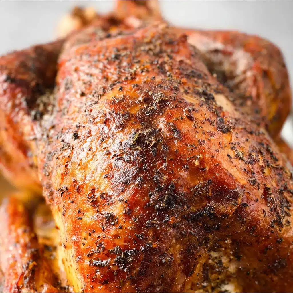 Garlic Herb Mayonnaise Roasted Turkey Recipe
