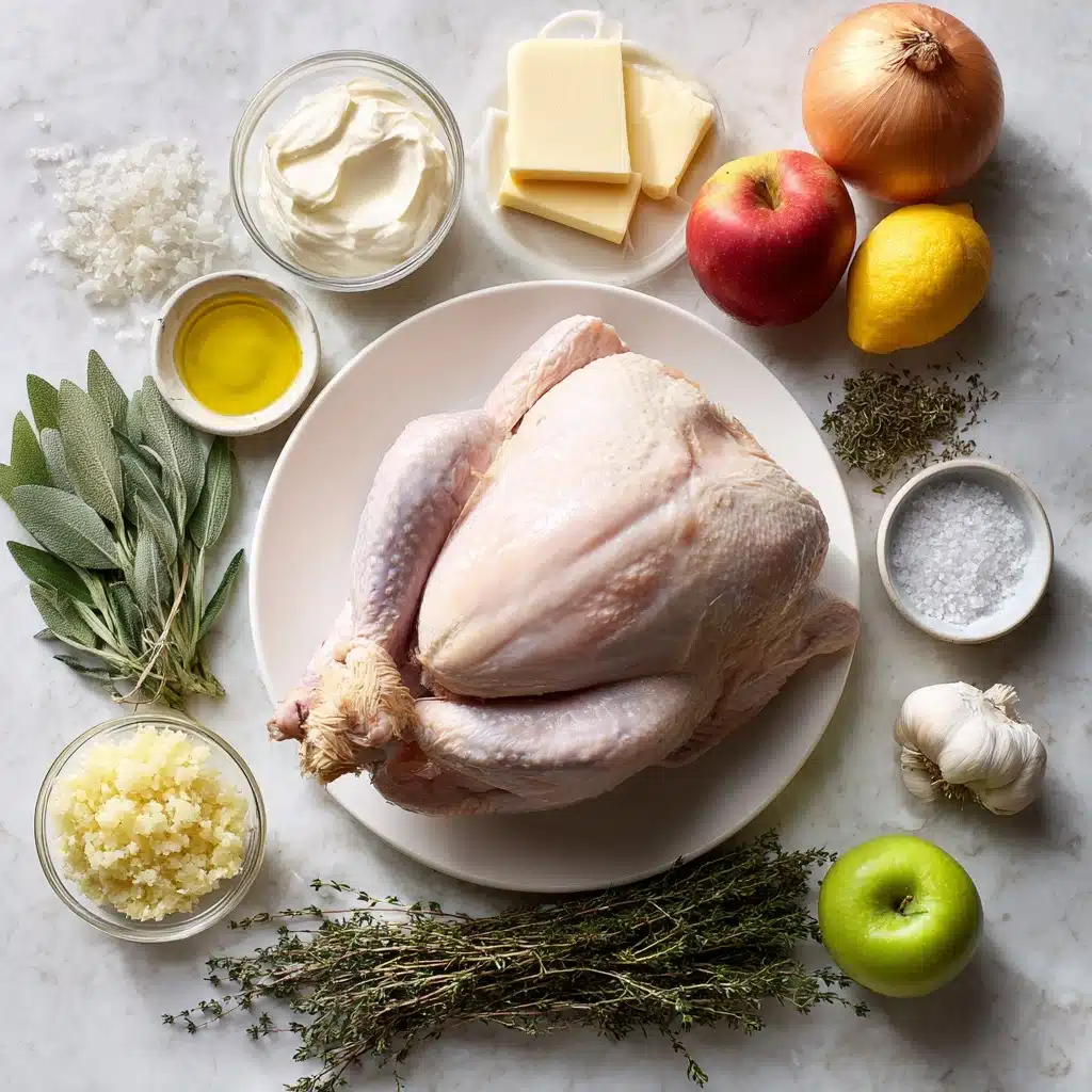 Garlic Herb Mayonnaise Roasted Turkey Recipe - Recipe Image