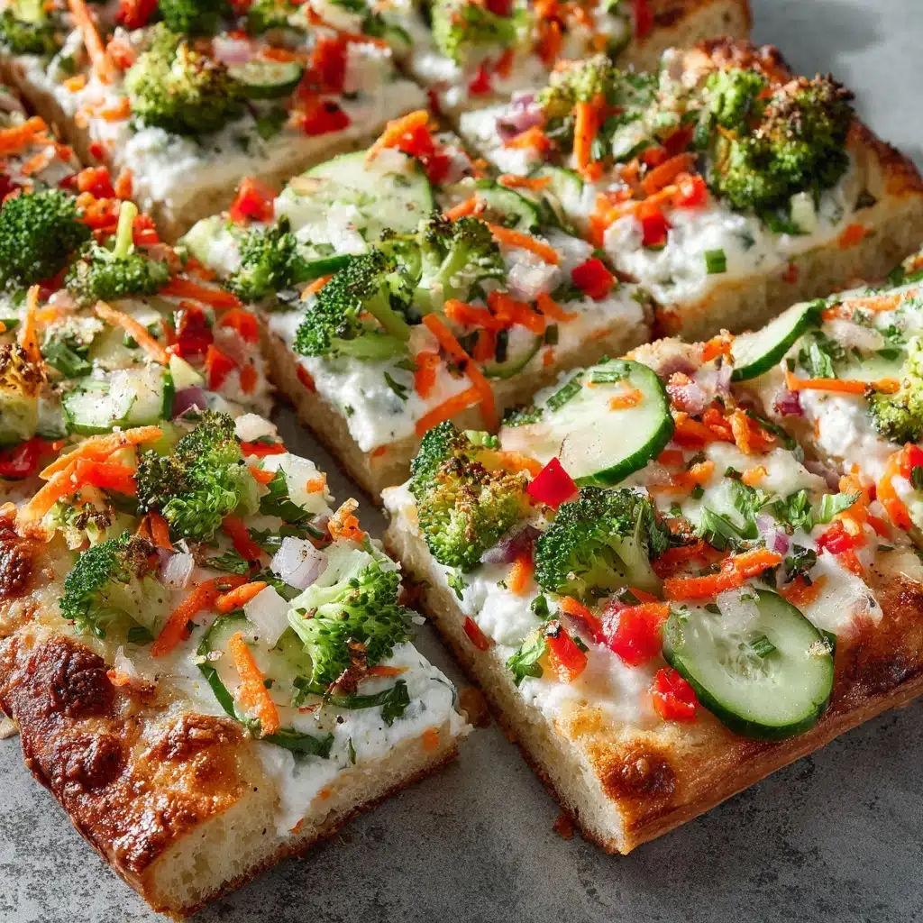 Appetizer Veggie Pizza Recipe - Recipe Image