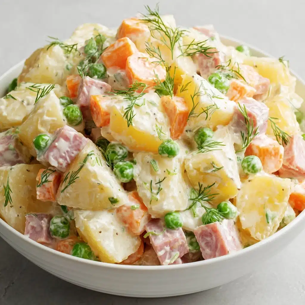 Savory Ukrainian Potato Salad (Hearty & Flavorful) Recipe