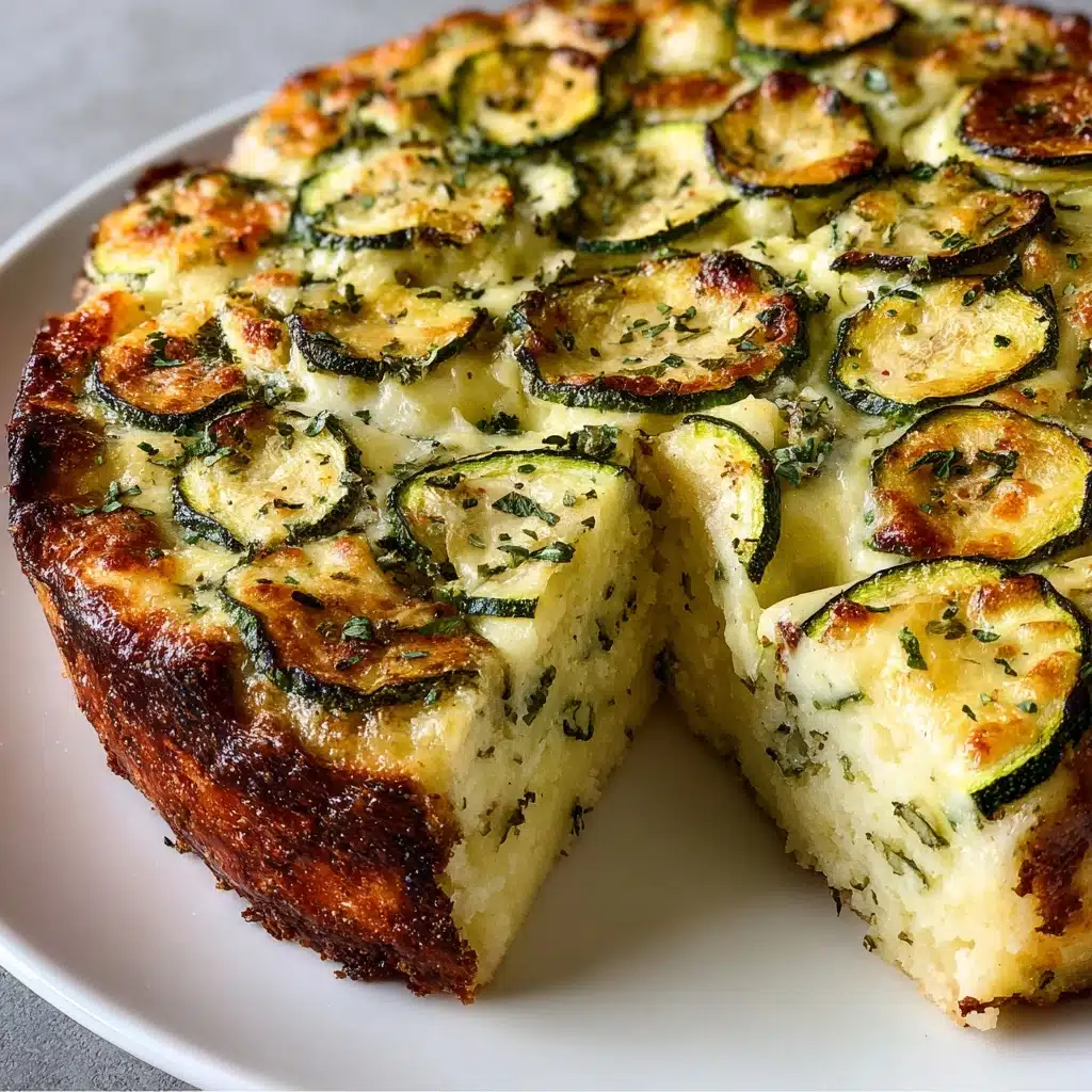 Cheesy Italian Zucchini Pie Recipe