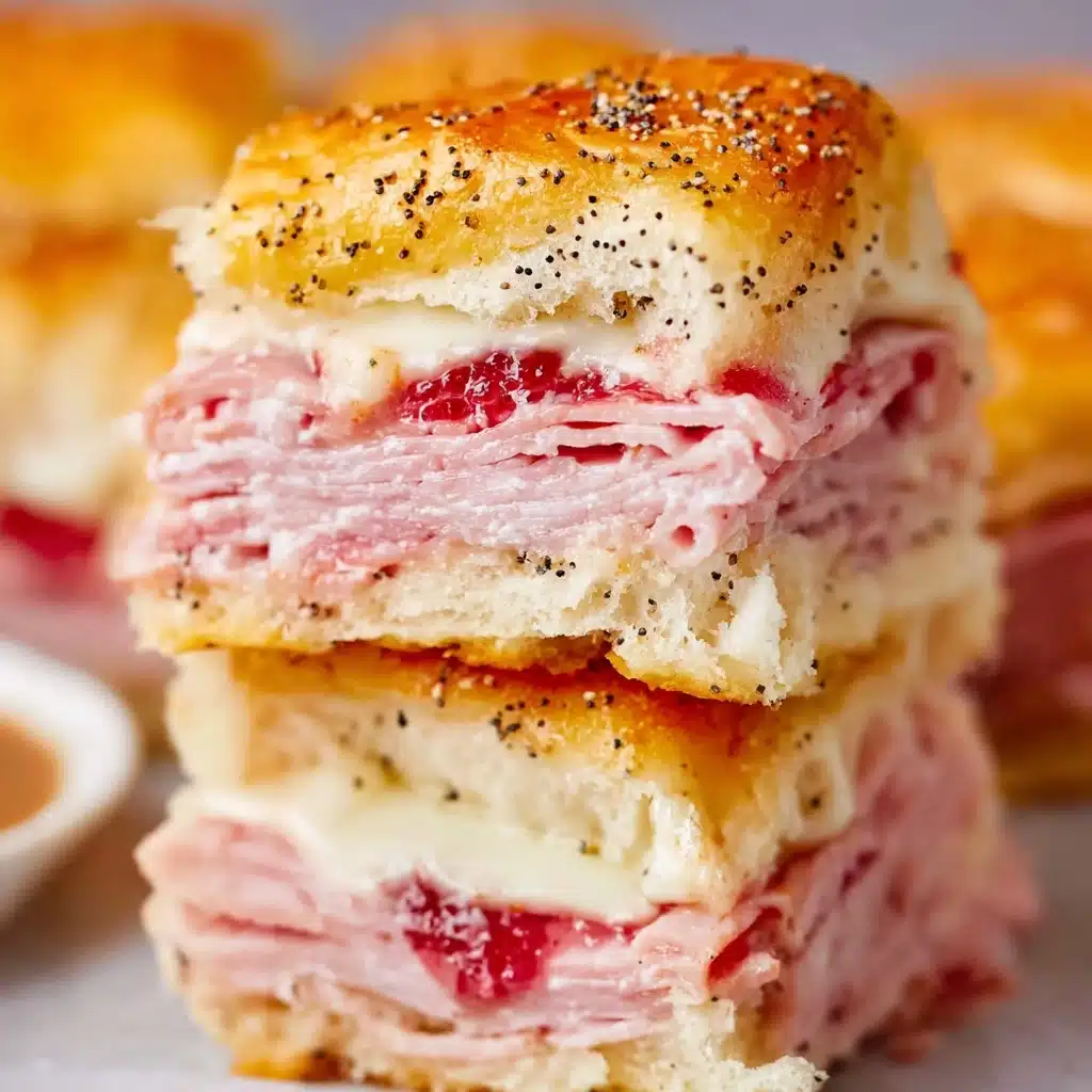 Cheesy Turkey Sliders Recipe - Recipe Image