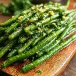 Air Fryer Crispy Garlic Butter Green Beans Recipe