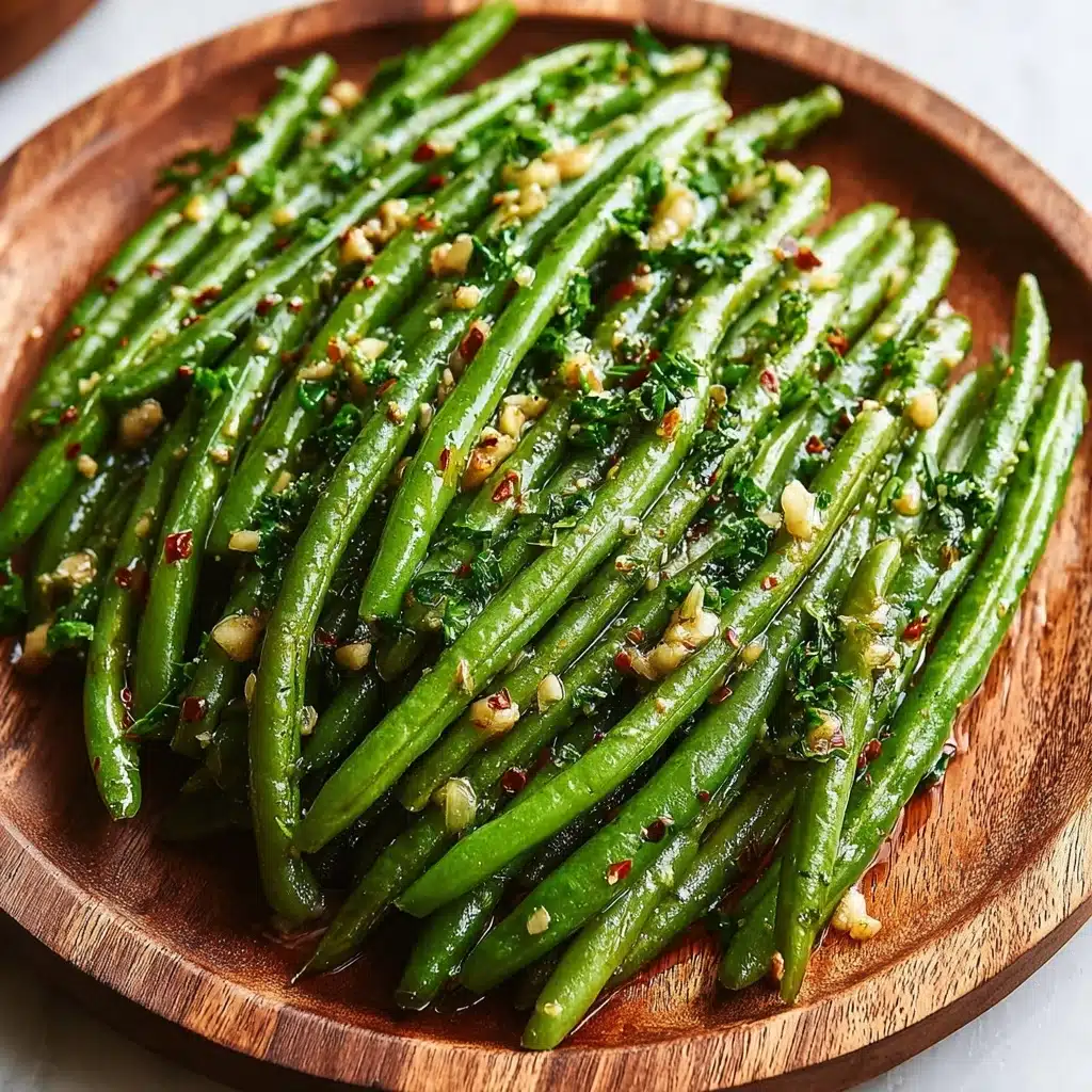 Air Fryer Crispy Garlic Butter Green Beans Recipe - Recipe Image