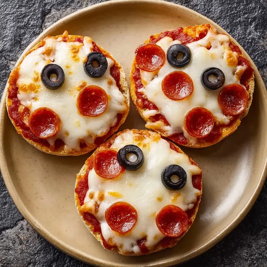 Ghost Pizza Bagels: A Spooktacular Treat for Every Occasion Recipe - Recipe Image