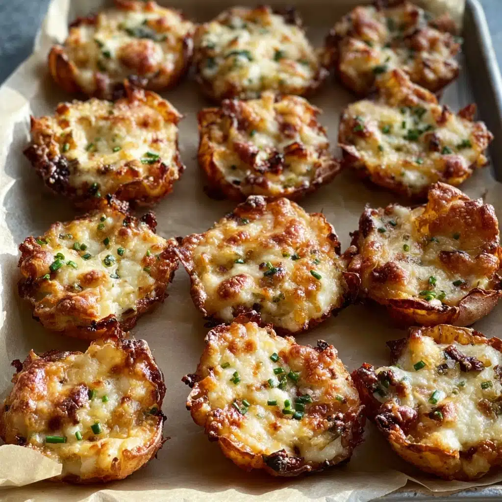 The Best Cheesy Smashed Potatoes Recipe - Recipe Image