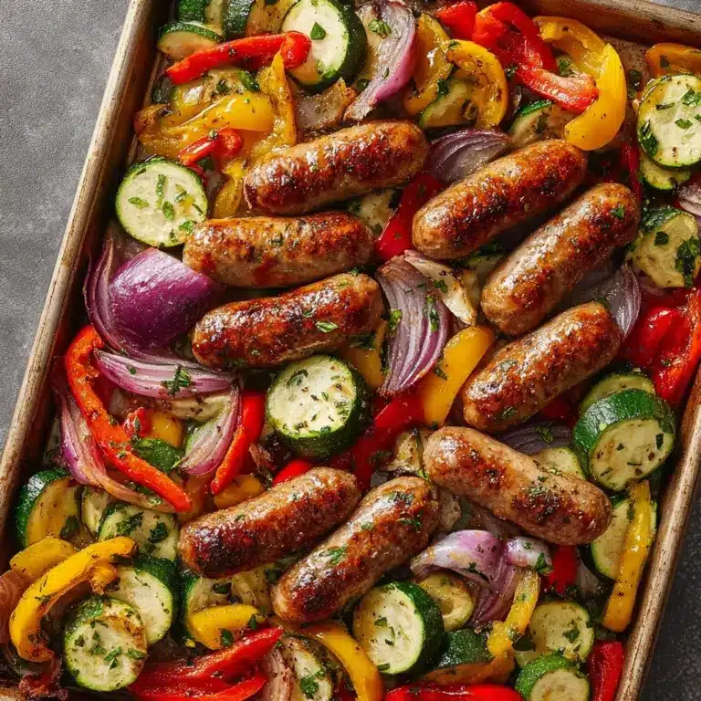 Sausage and Vegetable Sheet Pan Dinner Recipe
