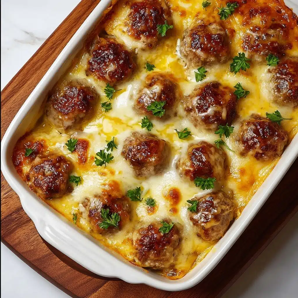 Dump-and-Bake Meatball Casserole Recipe - Recipe Image
