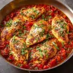 Once the chicken is cooked, remove it from the skillet and slice if desired Recipe