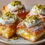 Crispy Pistachio Orange Pastries with Mascarpone Recipe