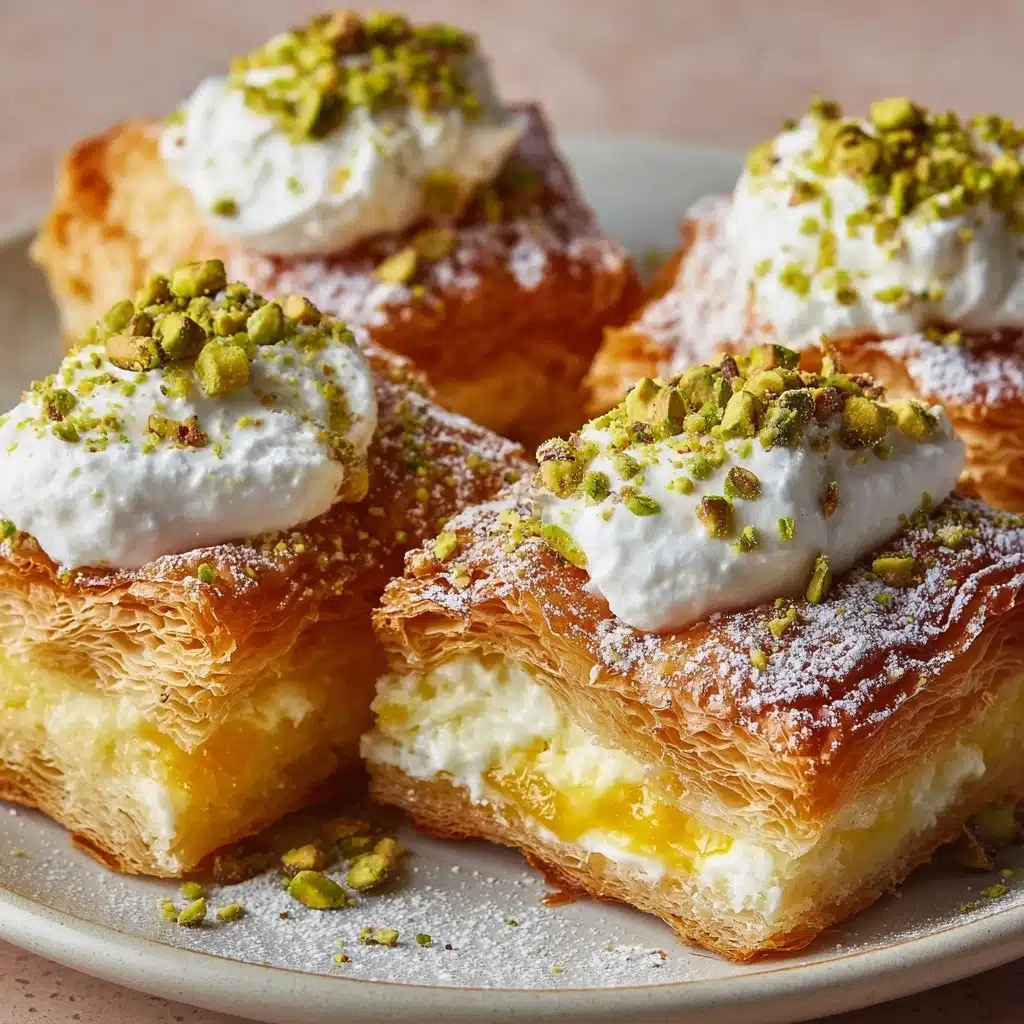 Crispy Pistachio Orange Pastries with Mascarpone Recipe - Recipe Image