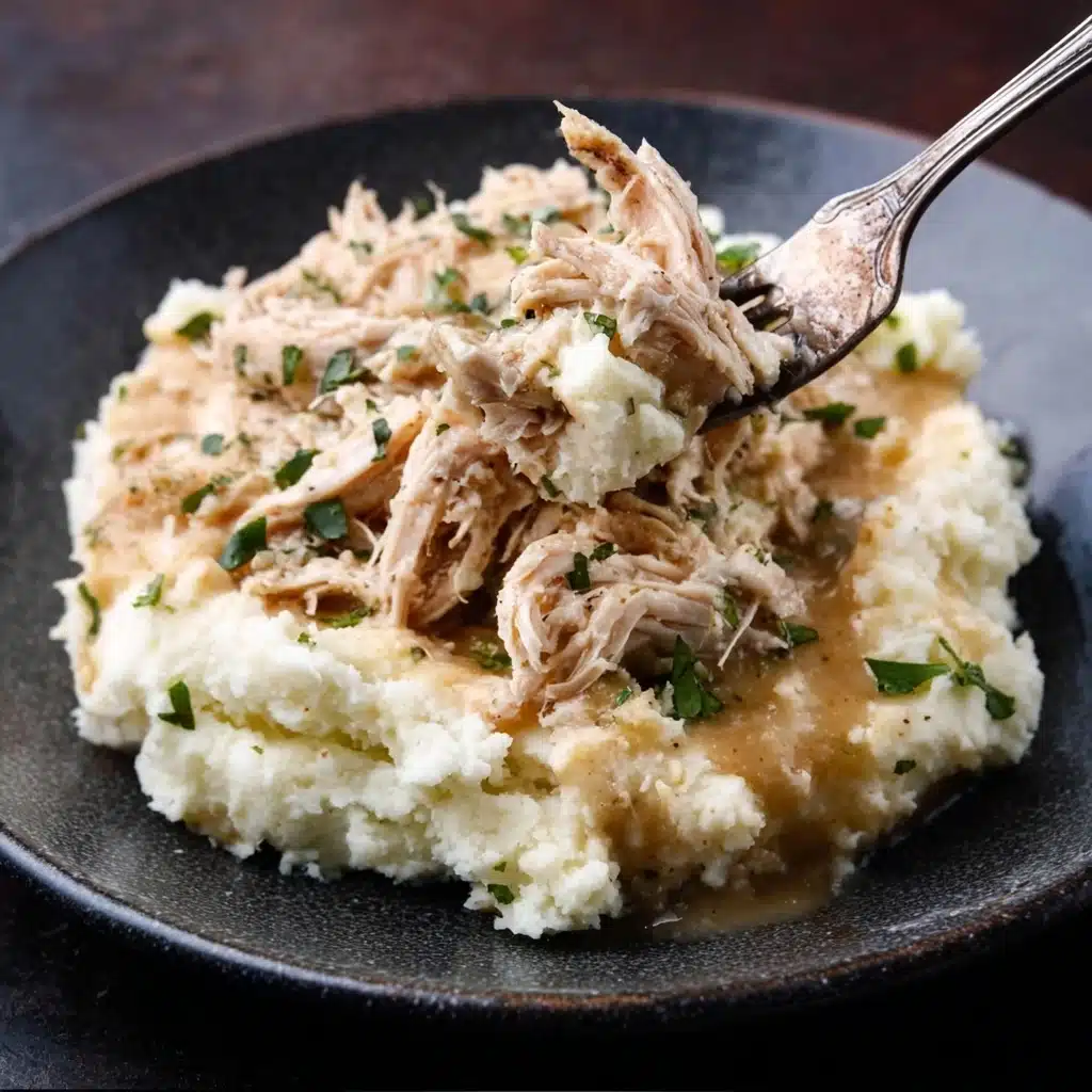 Slow Cooker Chicken and Gravy Recipe - Recipe Image