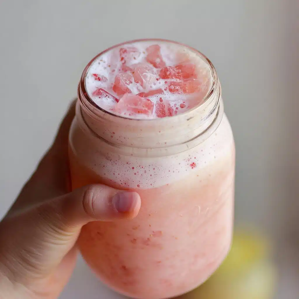 Strawberries & Cream Lemonade Recipe - Recipe Image