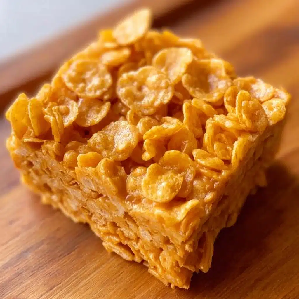 Peanut Butter Cornflake Bars Recipe - Recipe Image
