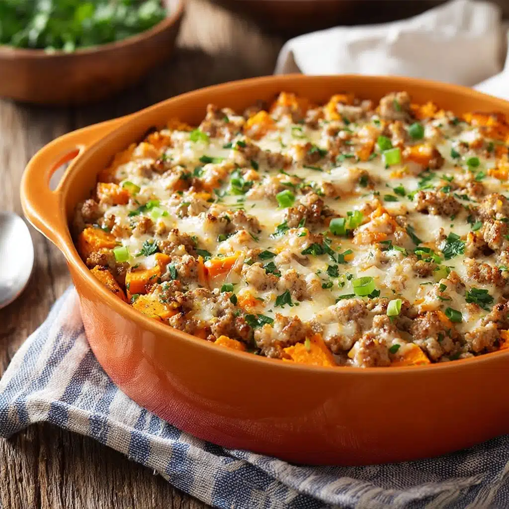 Ground Turkey Sweet Potato Bake Recipe - Recipe Image