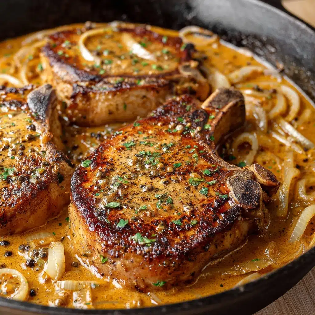 Onion Gravy Smothered Steak Recipe - Recipe Image