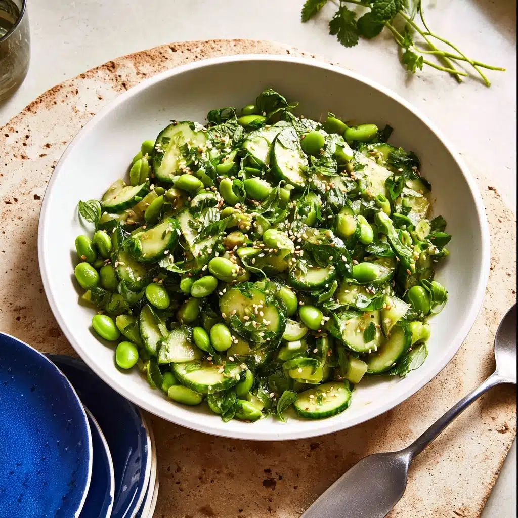 Cucumber Edamame Salad Recipe - Recipe Image