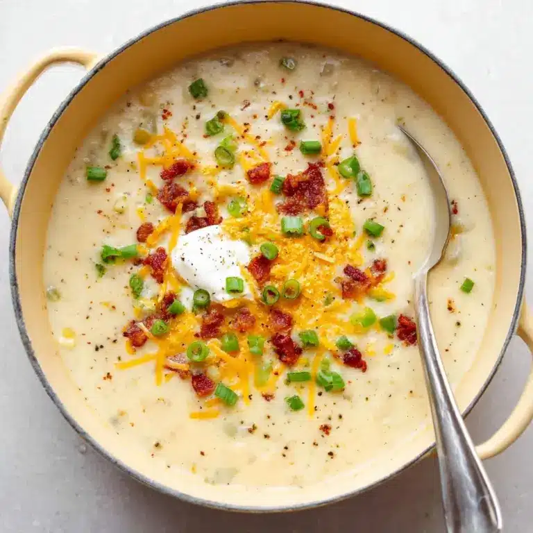 Easy Baked Potato Soup Recipe