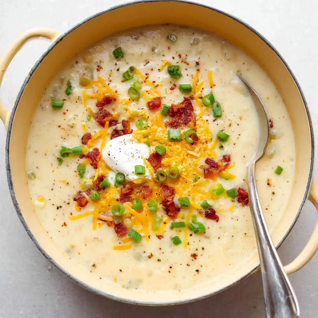Easy Baked Potato Soup Recipe - Recipe Image