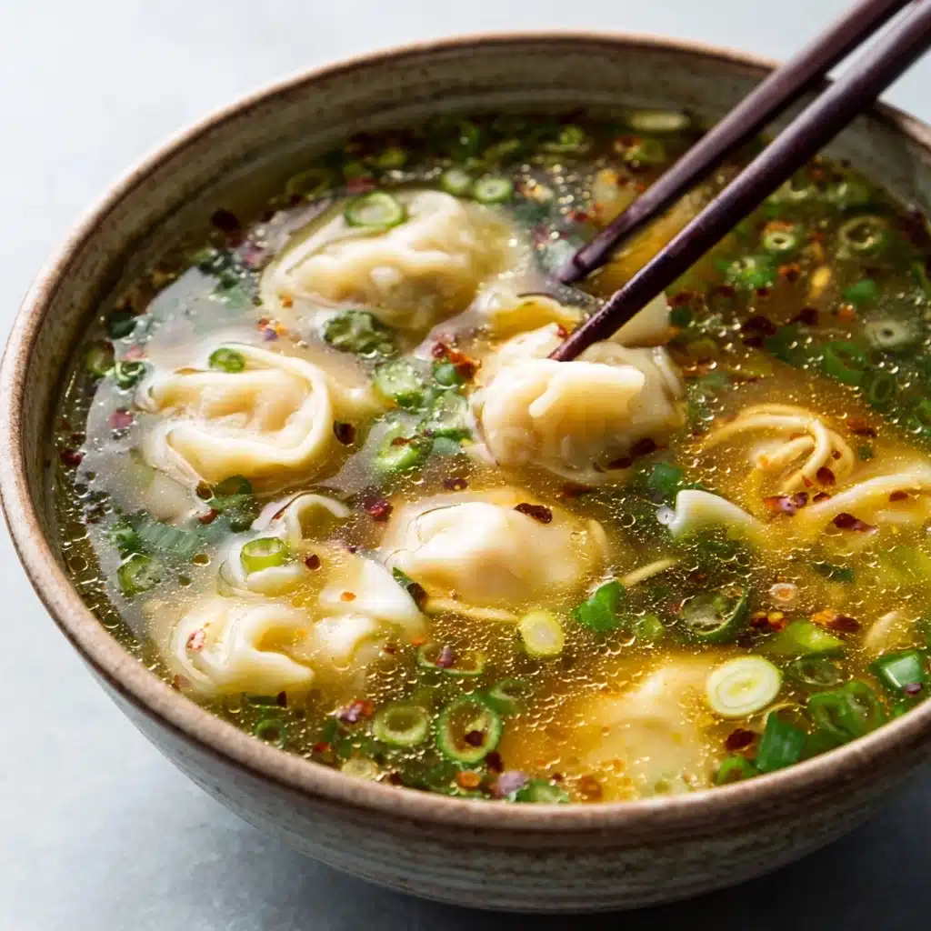 Gyoza Soup (Japanese Dumpling Soup) Recipe - Recipe Image