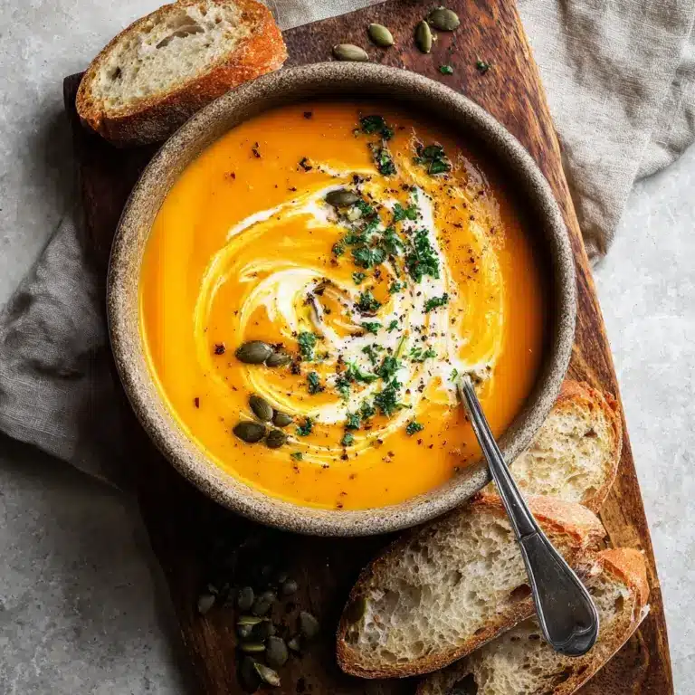 Roasted Butternut Squash Soup Recipe