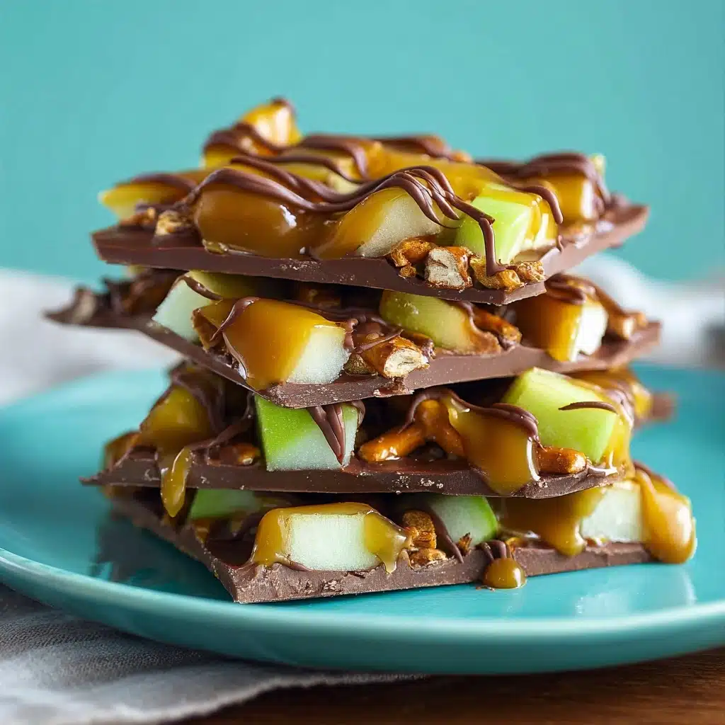 4-Ingredient Caramel Apple Bark Recipe - Recipe Image